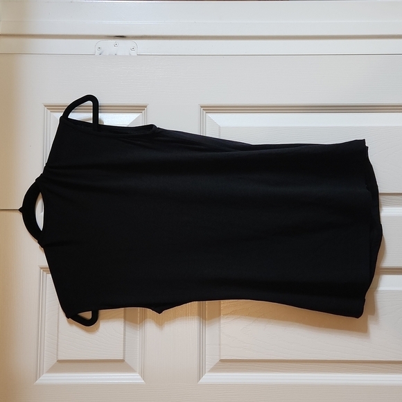 Iman Black Cap Sleeve Top  Size S - Picture 5 of 7